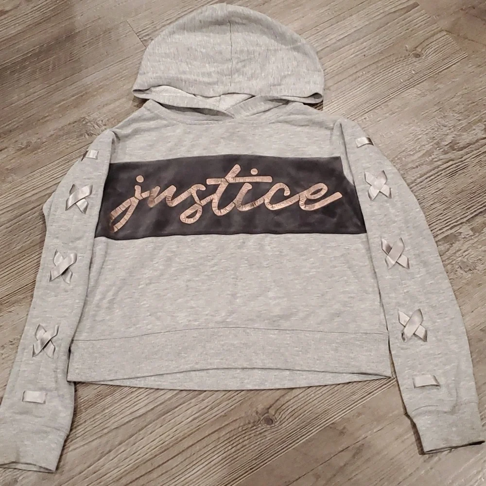 Justice Active Hooded Sweatshirt Size 8